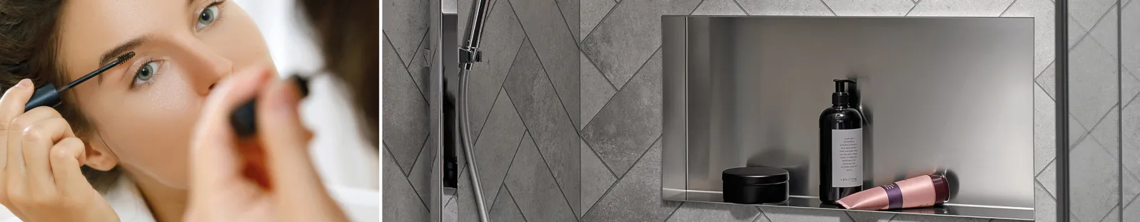 Collage mit Dusch Accessoires von HSK.